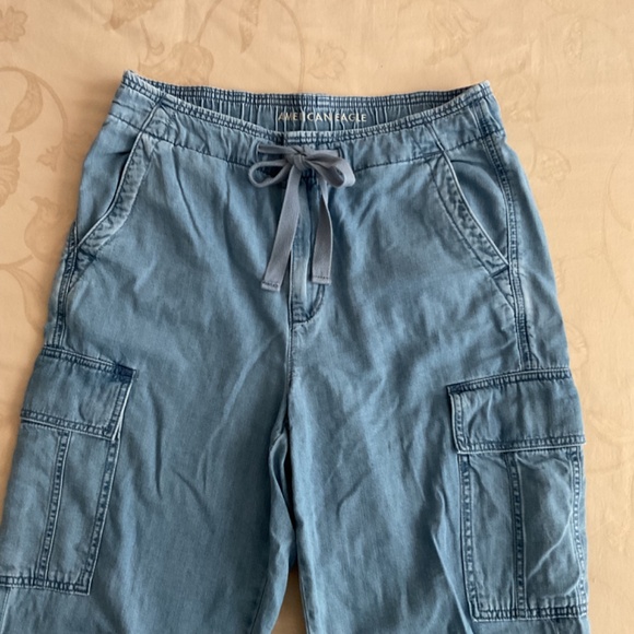 American Eagle Jean Joggers Size 10 Short - Picture 2 of 5